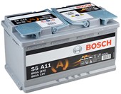 מצבר לרכב BOSCH AGM 80AH